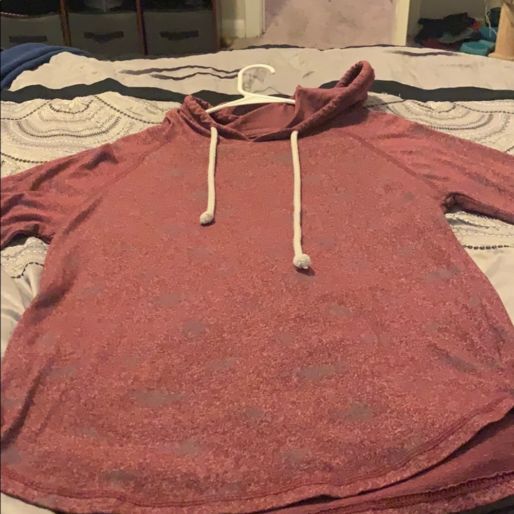 Dinosaur long sleeve shirt with hood